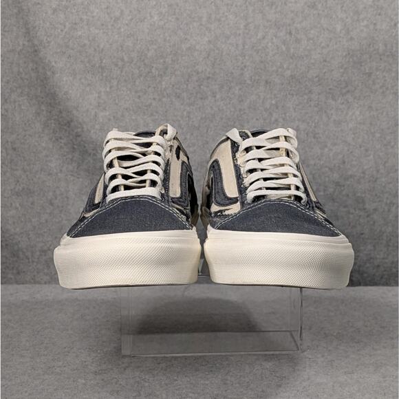 Vans Womens 8 / Mens 6.5 Old Skool Sneakers Eco Theory Asphalt Natural Shoes - Picture 10 of 10